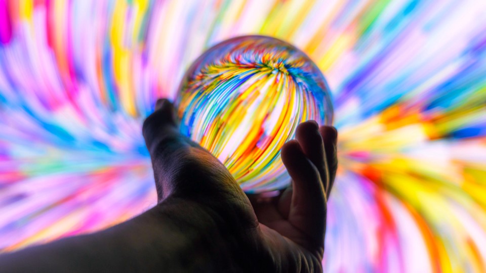 Crystal ball. Image Artur Debat / Getty Images